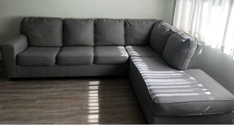 Gray L-Shape couch