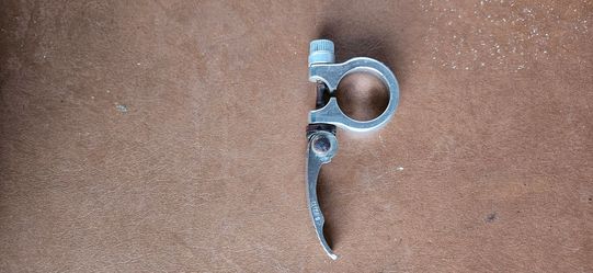 Aluminum seat post clamp.