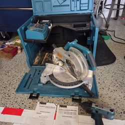 Makita Cordless Compound Mitre Saw & Impact Driver