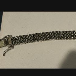 5ct Black Diamond Bracelet 