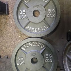 35 lbs CAP Barbell Plates