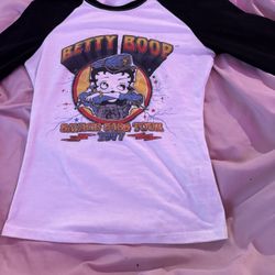 Betty Boop Fitted Shirt