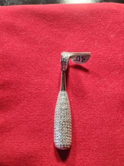 Sterling silver bat pendant