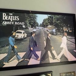 The Beatles Abbey Road Poster - Framed