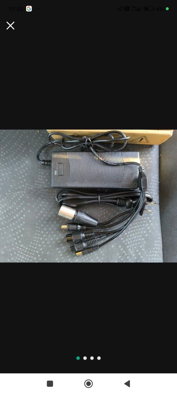 Universal E bike Charger 42/36 Volts Scooter Electric Multiple Heads 