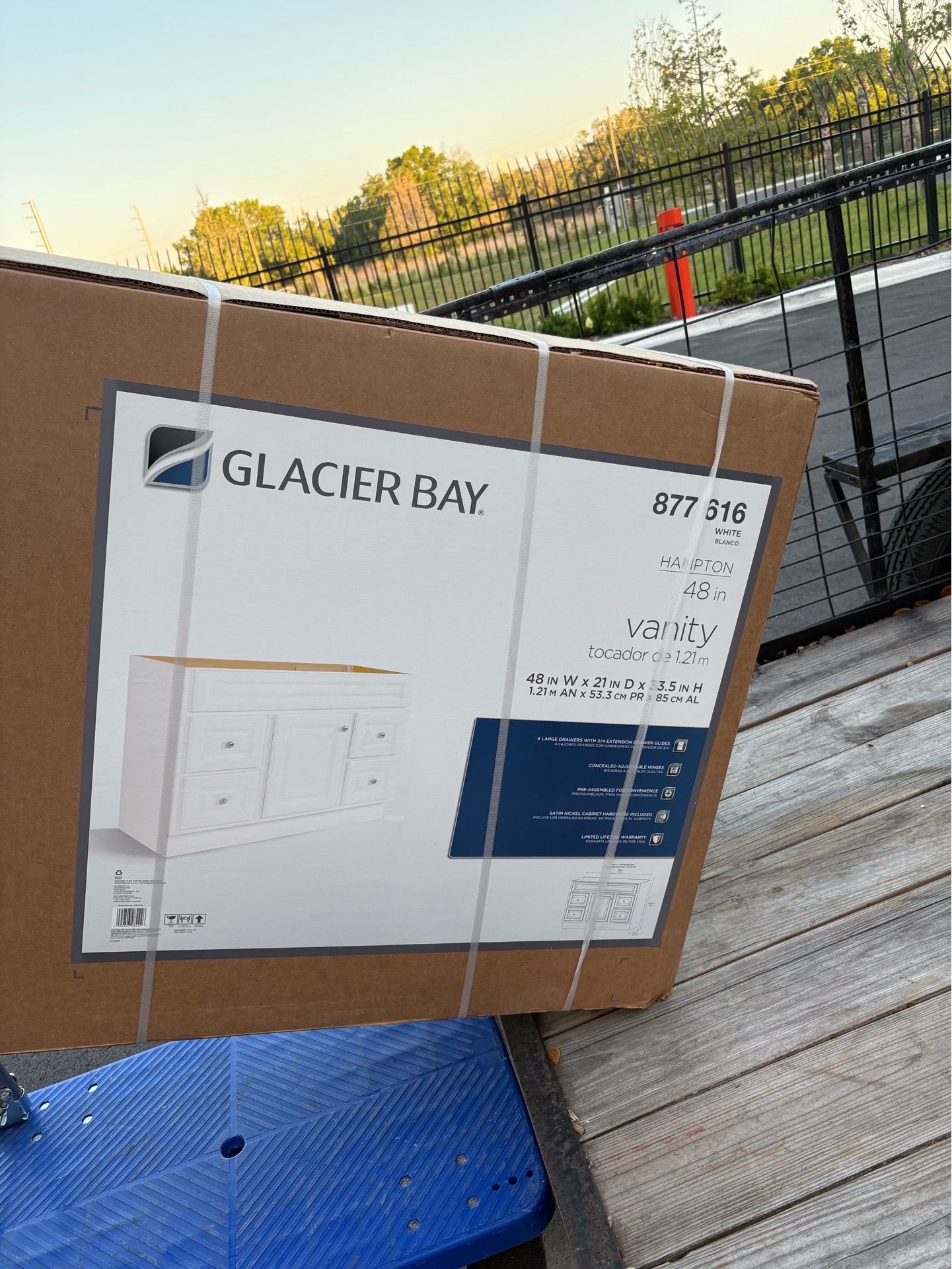 48in Hampton Glacier Bay Vanity