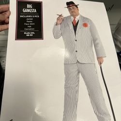 Gangster Halloween  costume 2xl New