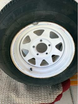 Trailer wheel & tire 14 in