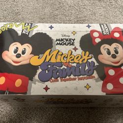 POP MART Disney Mickey Family Plush Keychain Set – NEW SEALED BOX 🐭✨