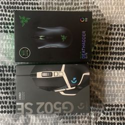 Razer Deathadder And Logitech G502 SE