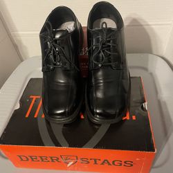 Deer Stags Child Kids Black Oxford Size 6 1/2 Wide 