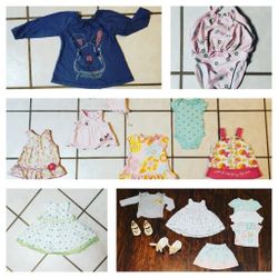 Lot of Babygirl Easter Spring Clothes Size 3/6M