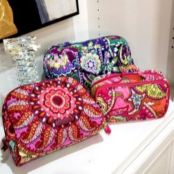 Vera Bradley Bathroom Accessory Travel Bag Set $25 for All