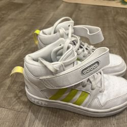 Adidas  Boys Little Kid Postmove Mid Court Sneakers - White Yellow US 2Y