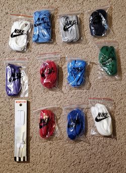 New Nike shoes laces various colors