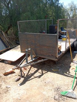 Caliper trailer 16 ft length x 5 1/2 ft wide trailer $350.00 obo