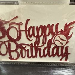 Baseball Cake Topper 
