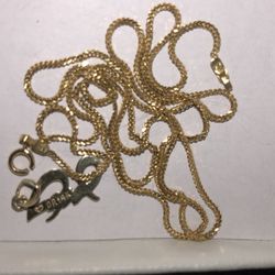 21k Gold Box Chain 