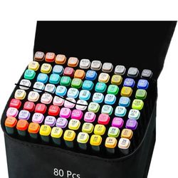 80 Pcs Color Markers 