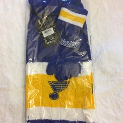 Saint Louis Blues Scarf And Gloves Gift Set