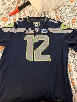 Authentic Seahawks Super Bowl LX Error jersey Large