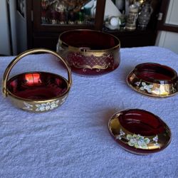 Ashtrays /canister/  Bowl   Czech