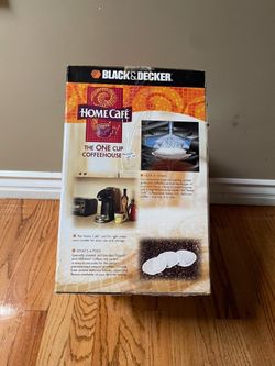 Black&Decker HomeCafe ☕️ The One Cup Coffeehouse ☕️