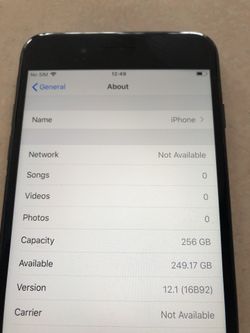 iPhone 7 Plus 256GB unlocked for any service