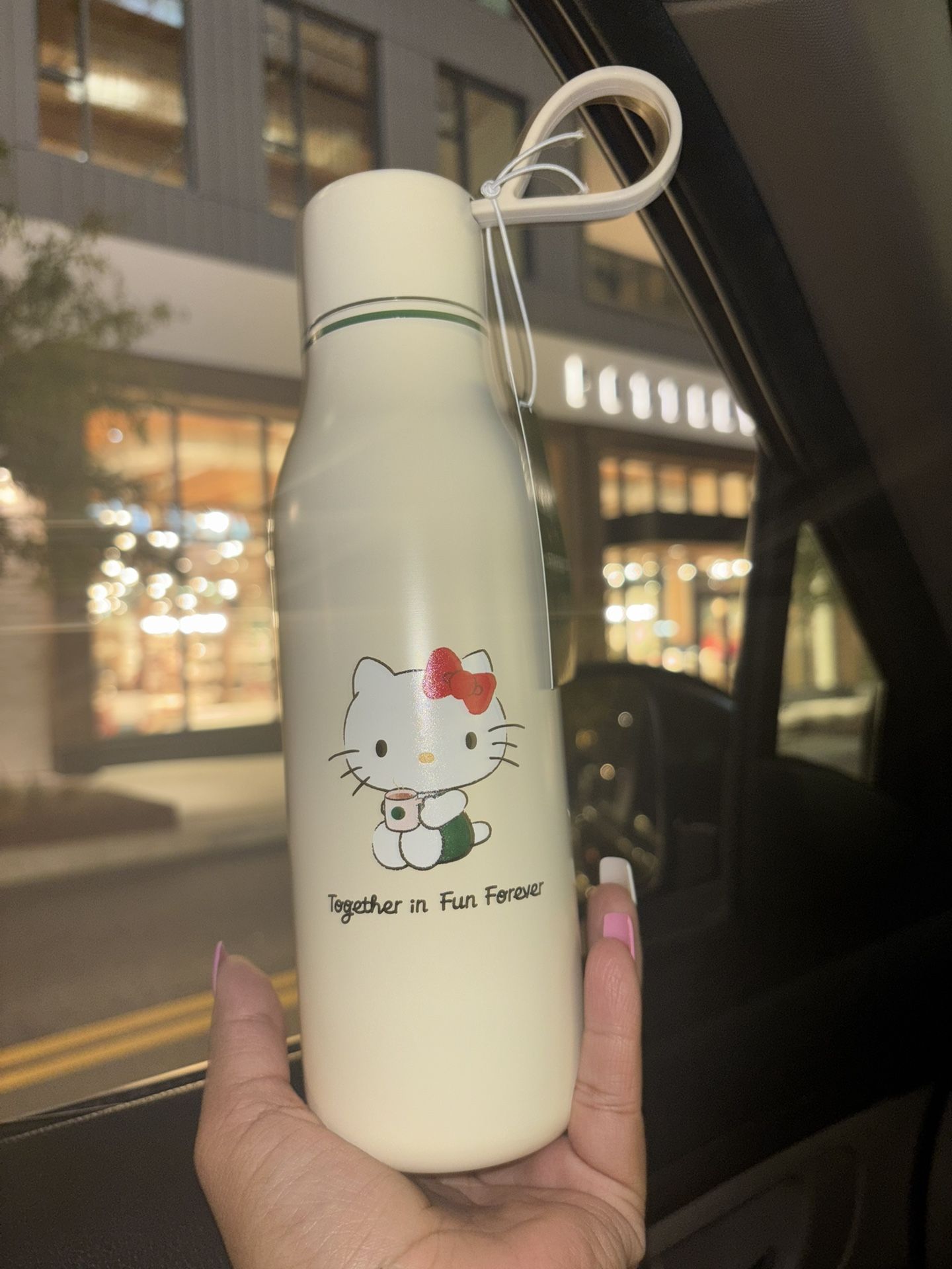 Hello Kitty Starbucks 2025 Water Bottle