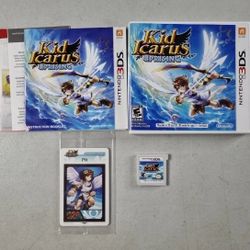 Kid Icarus: Uprising (3DS, 2012) Nintendo 3ds w/ Cards Complete 