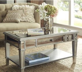 Pier 1 Hayworth Mirrored Coffee Table