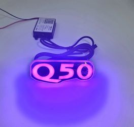 Infiniti Q50 New RGB Led  Grill Emblem For 2014-2025