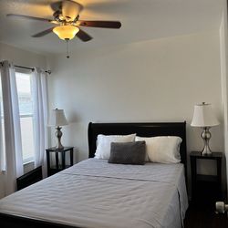 Queen bed and mattress