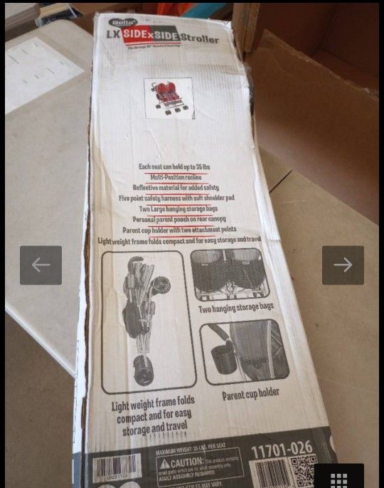 Delta Children Double Stroller