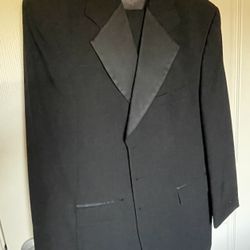 Tuxedo Jacket and Adjustable Waist Band Pants