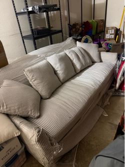 Large couch, Coastal style