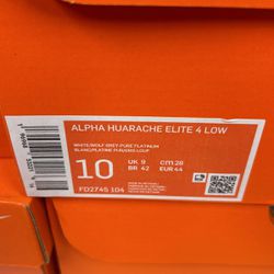 Alpha Huarache Elite 4 Low