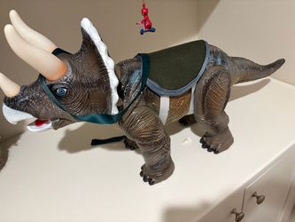 Large Triceratops Ride Dinosaur Toy Figure