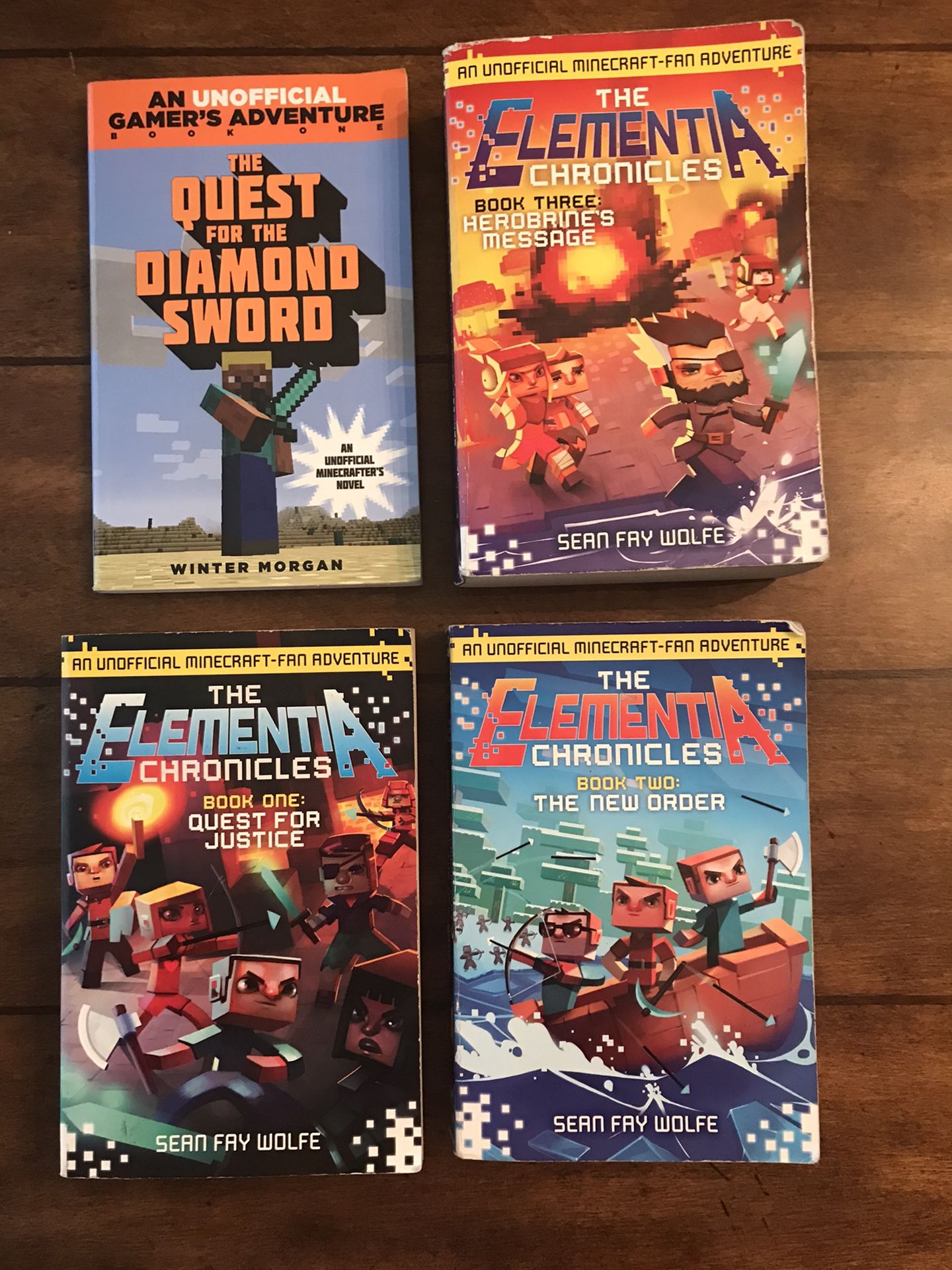 4 Minecraft books