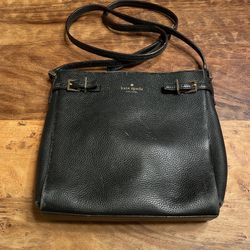 Black Leather Kate Spade
