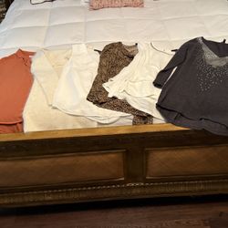 Six Piece Women’s Tops, Sizes S To L