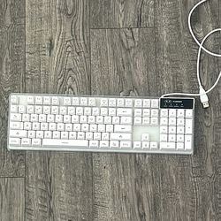 Gaming Keyboard and Mouse Combo, K1 RGB LED Backlit Keyboard with 104 Key for PC/Laptop(White)