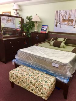 Brand New Queen Size Bedroom Set $50 Down Takes It Home!