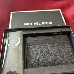 Michael Kors Key Chain And Card Case 