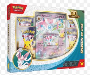 Pokemon 30th anniversary Sylveon ex box