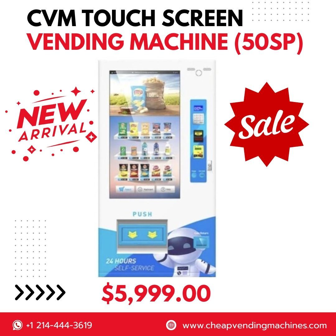 FREE SHIPING! We are a full-service vending machine supplier, we service what we sell, Free Delivery!