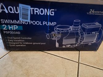 2HP aqua strong pool pump