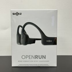 SHOKZ OpenRun Bone Conduction Open-Ear Bluetooth Sport Headphones, Running Workout