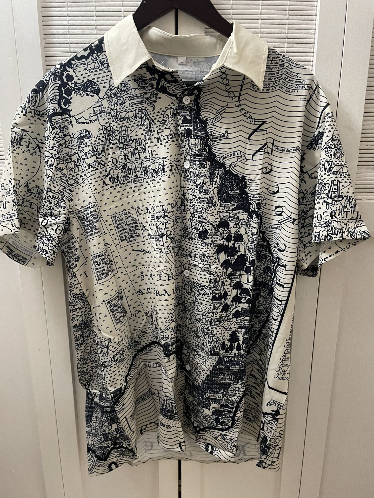 Brand New! Map shirt