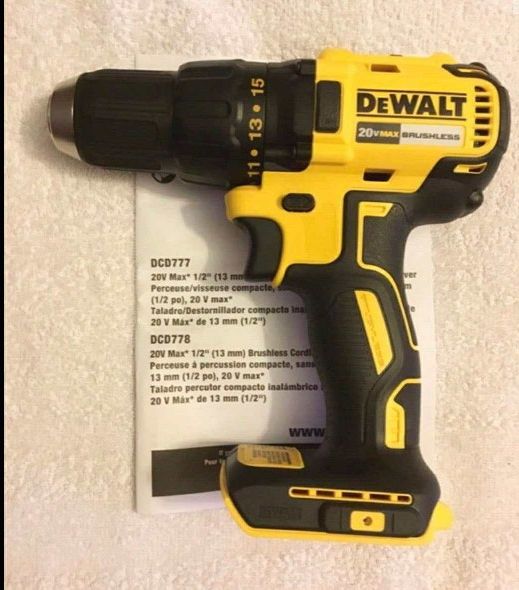 Dewalt New Drill Driver 20v Brushless -2 Speeds
